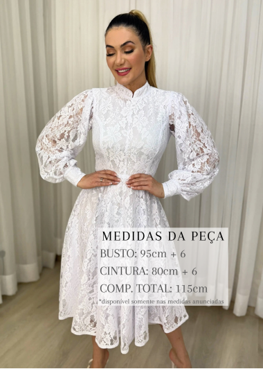 VESTIDO DE NOIVA MEL CURTO