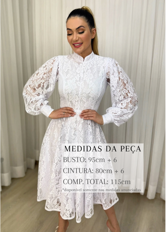 VESTIDO DE NOIVA MEL CURTO