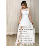 VESTIDO DE NOIVA JULIA 2 EM 1