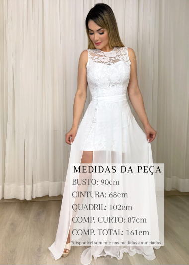 VESTIDO DE NOIVA JULIA 2 EM 1
