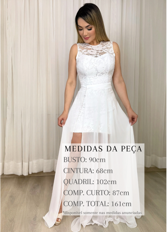 VESTIDO DE NOIVA JULIA 2 EM 1