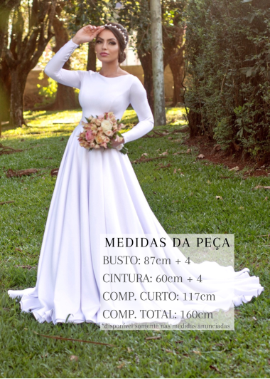 VESTIDO DE NOIVA CLARICE 2 EM 1