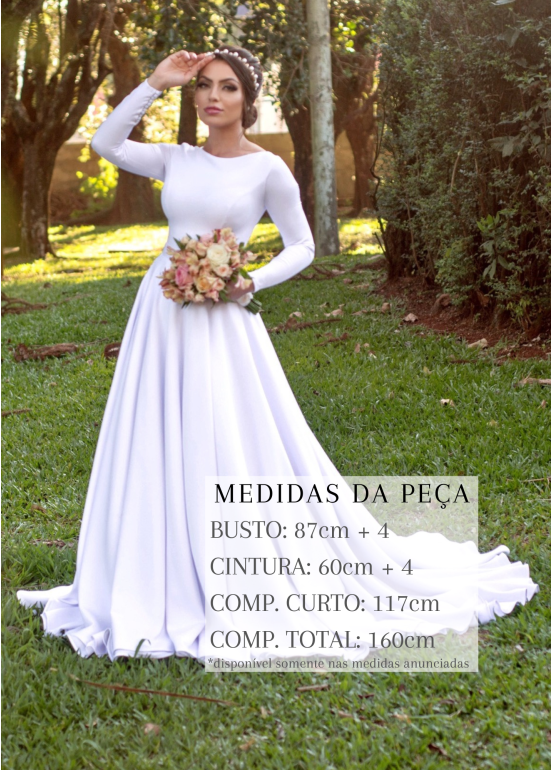 VESTIDO DE NOIVA CLARICE 2 EM 1