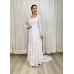VESTIDO DE NOIVA CRIS LONGO