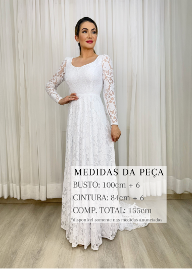 VESTIDO DE NOIVA CRIS LONGO