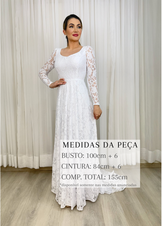 VESTIDO DE NOIVA CRIS LONGO