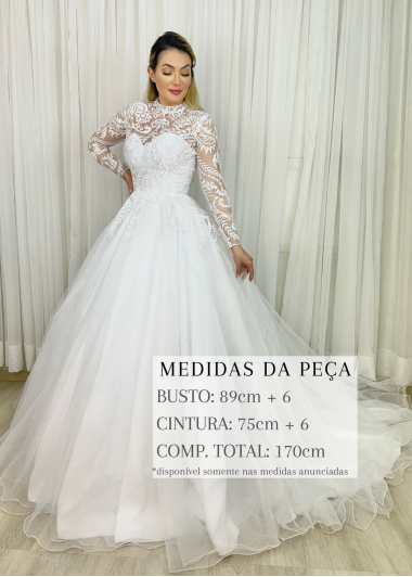 VESTIDO DE NOIVA LUCIA LONGO