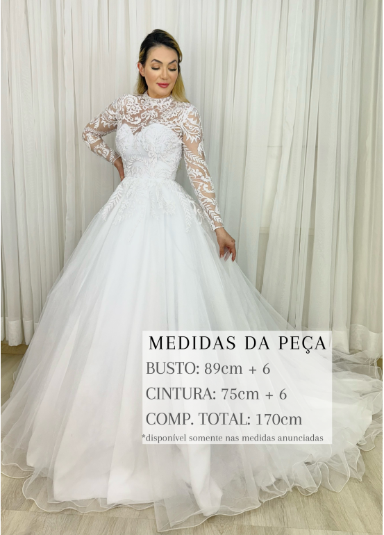 VESTIDO DE NOIVA LUCIA LONGO