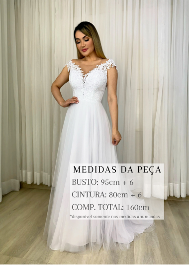 VESTIDO DE NOIVA LAURA LONGO