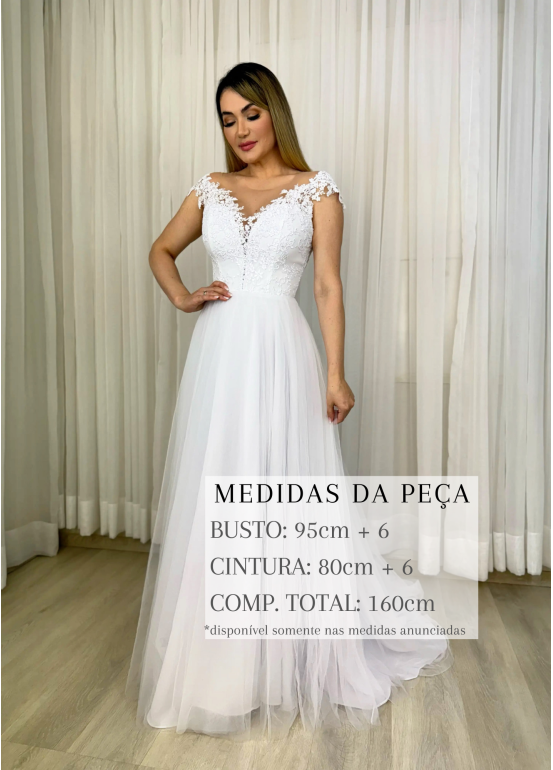 VESTIDO DE NOIVA LAURA LONGO