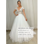 VESTIDO DE NOIVA SELENA LONGO