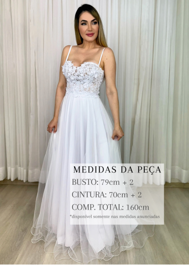 VESTIDO DE NOIVA ELIZA LONGO