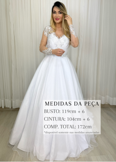 VESTIDO DE NOIVA JOANA LONGO