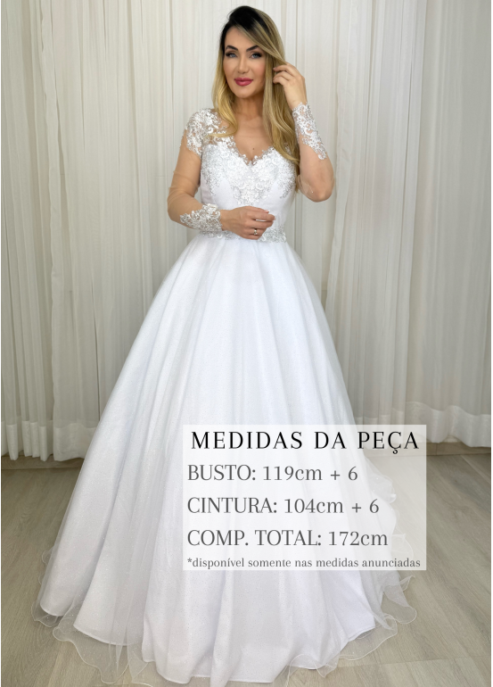 VESTIDO DE NOIVA JOANA LONGO