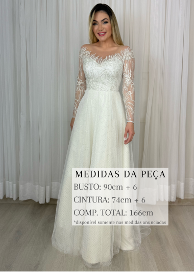 VESTIDO DE NOIVA FABIANA LONGO