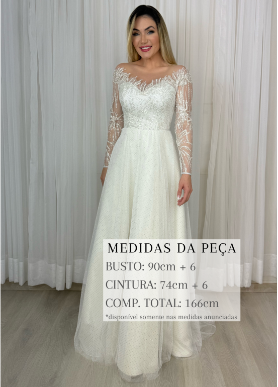 VESTIDO DE NOIVA FABIANA LONGO