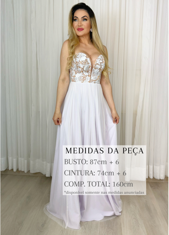 VESTIDO DE NOIVA MAYA LONGO