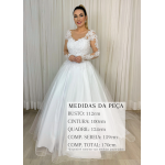 VESTIDO DE NOIVA ISABELLA 2 EM 1