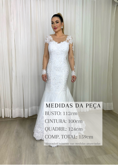 VESTIDO DE NOIVA LUCIANA LONGO