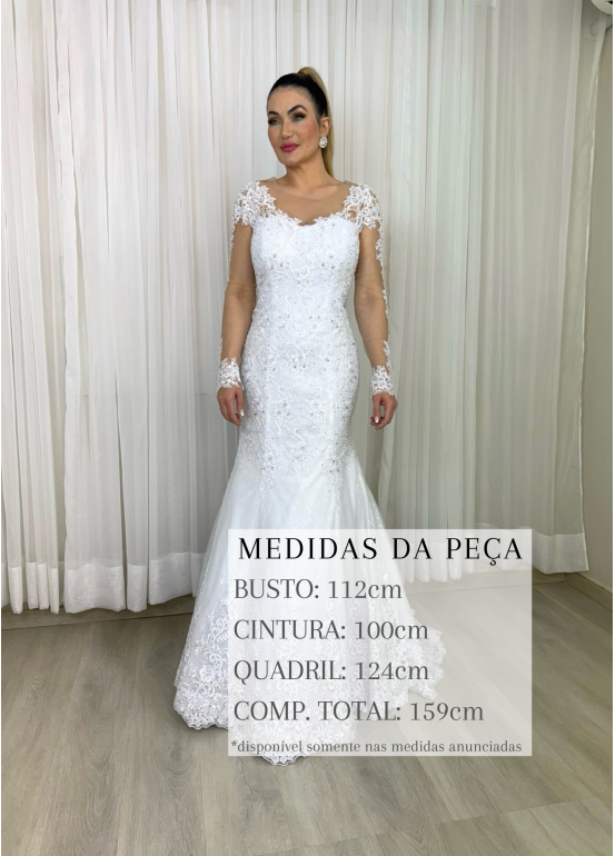 VESTIDO DE NOIVA LUCIANA LONGO