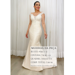 VESTIDO DE NOIVA PRISCILA LONGO