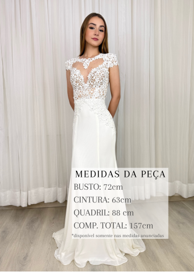 VESTIDO DE NOIVA VALENTINE LONGO