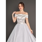 VESTIDO DE NOIVA BRENDA LONGO SOB NUMERAÇÃO