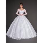 VESTIDO DE NOIVA BELLA LONGO SOB NUMERAÇÃO