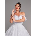 VESTIDO DE NOIVA BIANCA LONGO SOB NUMERAÇÃO