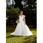 VESTIDO DE NOIVA CAROL LONGO SOB NUMERAÇÃO