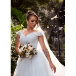 VESTIDO DE NOIVA CAROL LONGO SOB NUMERAÇÃO