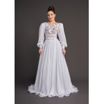 VESTIDO DE NOIVA CRISTINA LONGO SOB NUMERAÇÃO