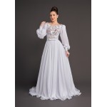 VESTIDO DE NOIVA CRISTINA LONGO SOB NUMERAÇÃO