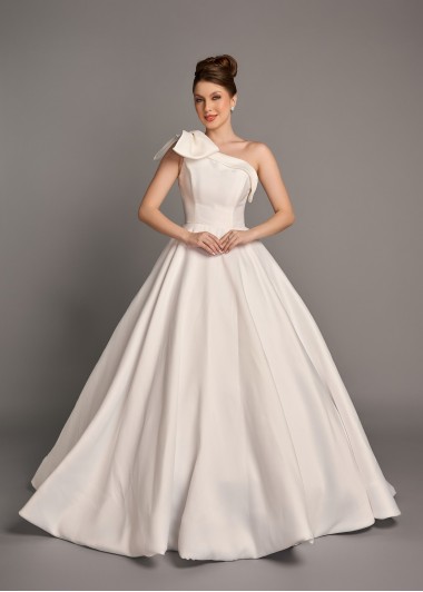 VESTIDO DE NOIVA DIANA LONGO OFF WHITE SOB NUMERAÇÃO
