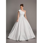 VESTIDO DE NOIVA DIANA LONGO BRANCO SOB NUMERAÇÃO