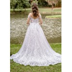 VESTIDO DE NOIVA JENNIFER 2 EM 1 SOB NUMERAÇÃO