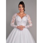 VESTIDO DE NOIVA MARCELA LONGO SOB NUMERAÇÃO