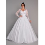 VESTIDO DE NOIVA MARCELA LONGO SOB NUMERAÇÃO