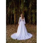 VESTIDO DE NOIVA MILEY 2 EM 1 SOB NUMERAÇÃO
