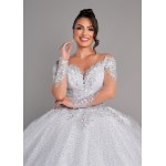 VESTIDO DE NOIVA TIFFANY LONGO SOB NUMERAÇÃO