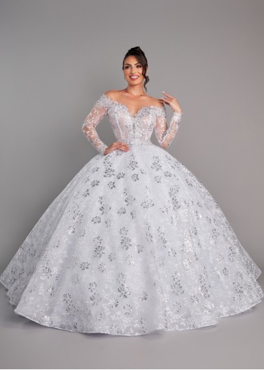 VESTIDO DE NOIVA VIRGINIA LONGO SOB NUMERAÇÃO