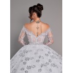 VESTIDO DE NOIVA VIRGINIA LONGO SOB NUMERAÇÃO