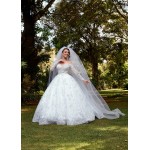 VESTIDO DE NOIVA VIRGINIA LONGO SOB NUMERAÇÃO