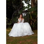 VESTIDO DE NOIVA VIRGINIA LONGO SOB NUMERAÇÃO